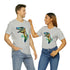 Stained Glass Velociraptor - Short Sleeve Tee